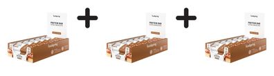 3 x foodspring Protein Bar Extra Chocolate (12x45g) Crispy Coconut