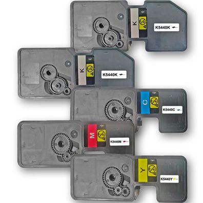 Kompatibel Kyocera TK-5440K, TK-5440C, TK-5440M, TK-5440Y Sparset 5 Toner (2x