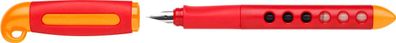 Faber-Castell 149852 FABER-CASTELL Schul-Füllhalter Scribolino, rot