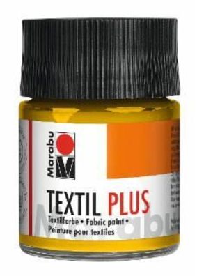 Marabu 1715 05 021 Textil plus Mittelgelb 50 ml