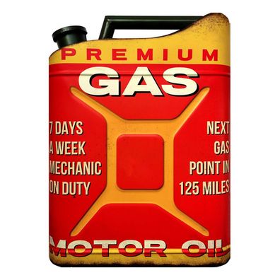 Clayre & Eef Textschild 35x49 cm Rot Eisen (Gr. 35x1x49 cm)