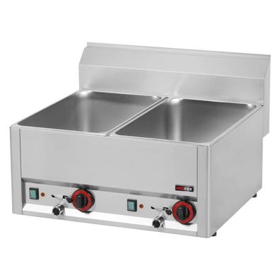 Elektro-Bain Marie 2 Becken GN 1/1 - Tischgerät