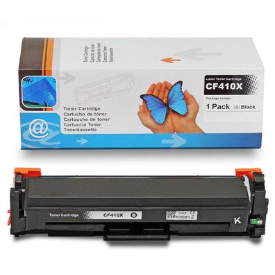 Kompatibel HP CF410X, 410X BK Schwarz Black Toner Patrone für 6.500 Seiten von D&C