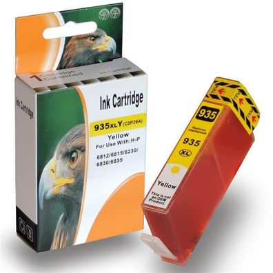 Kompatibel HP C2P26AE, 935XL Y Yellow Gelb Druckerpatrone für 825 Seiten von D&C