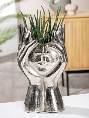 Gilde Aluminium Dekovase "Pose" 69311