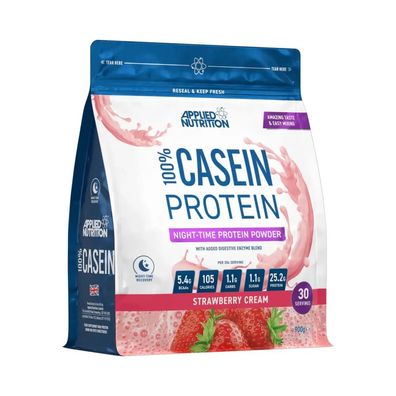 Applied Nutrition 100% Casein Protein (900g) Strawberry Cream