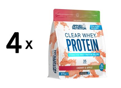 4 x Applied Nutrition Clear Whey (875g) Cherry and Apple