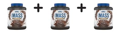 3 x Applied Nutrition Critical Mass Professional (2400g) Chocolate