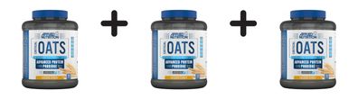 3 x Applied Nutrition Critical Oats (3000g) Golden Syrup