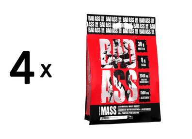 4 x Bad Ass Mass (7000g) Cookies with Cream