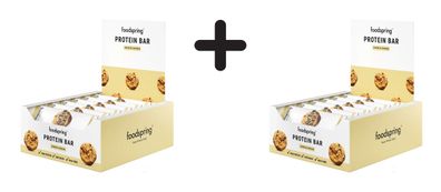 2 x foodspring Protein Bar (12x60g) Cookie Dough