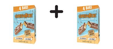 2 x Grenade Protein Bar (4x60g) Chocolate Chip Cookie Dough