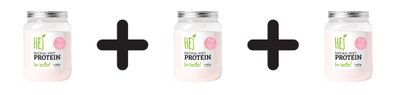 3 x HEJ Natural Natural Whey Protein (450g) Banana