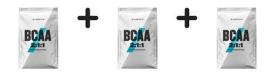 3 x Myprotein Essential BCAA 2:1:1 (250g) Berry Burst