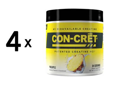 4 x Promera Sports Con-Cret (64 serv) Pineapple