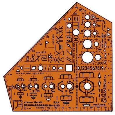 Standardgraph 8190 Schulwinkel, Metall