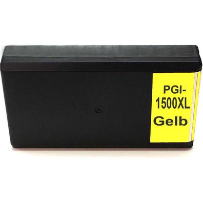 Kompatibel Canon PGI-1500 XL, 9195B001 Y Yellow Gelb Druckerpatrone für 710 Seiten