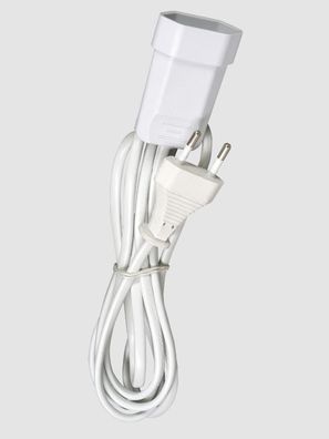 Heitech Euro Verlängerungskabel 3 Meter Kabel – Netzkabelverlängerung mit Kindersi