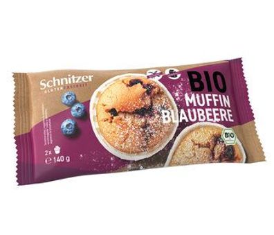 Schnitzer Glutenfreiheit Bio Muffin Blaubeere 140g