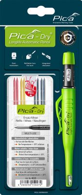 Pica Dry Longlife Automatic Pencil Tieflochmarker + 8 Ersatzminen Basis Set Graphi