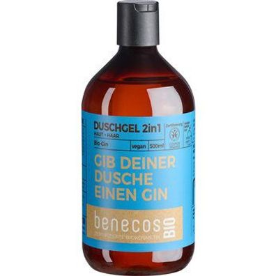 benecos benecosBIO Duschgel 2in1 BIO-Gin Haut & Haar - GIB DEINER DUSCHE EINEN