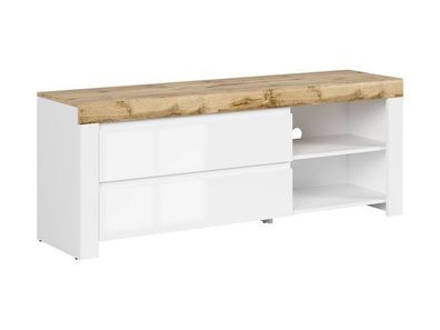 TV-Lowboard Holten | Fernsehschrank Kommode | x 156 x 60,5 cm | Weiß