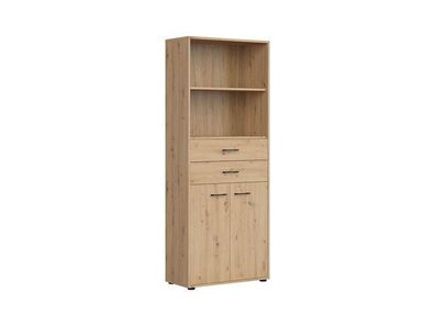 Highboard Space Office x 80 x 202,5 cm | Braun