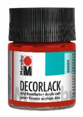 Marabu 1130 05 031 Decorlack Acryl Kirschrot 50 ml(S)