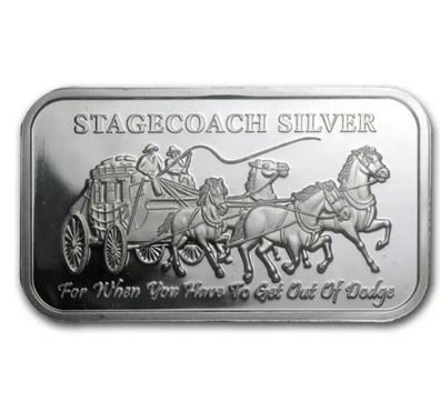 USA Stagecoach Barren Souvenier Neusilber (USA140804)