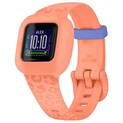 Garmin - 010-02441-04 - Smartwatch - Kinder - vivofit® jr. 3 - Peach Leopard