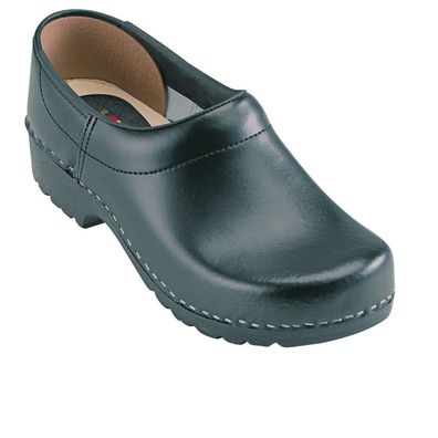 Euro-Dan PU-Clogs 240-01 geschlossen O2 + SRC schwarz