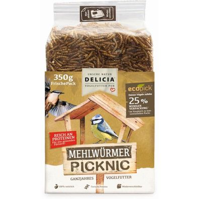 Delicia Vogelfutter Mehlwürmer