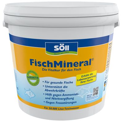 Söll Fischmineral 5 Kg Koi Vitalkur für 50000 Liter