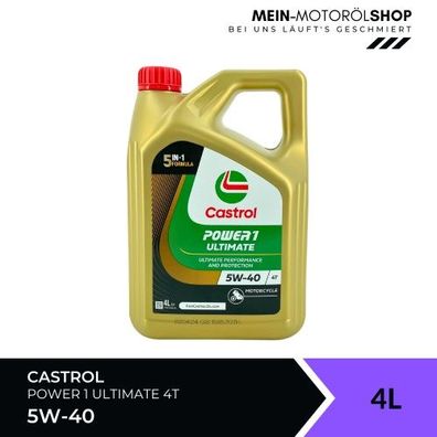 Castrol Power 1 Ultimate 4T 5W-40 4 Liter