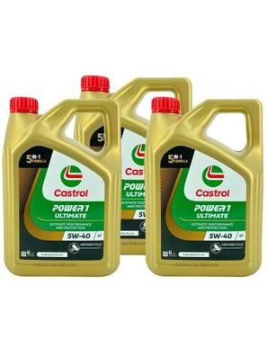 Castrol Power 1 Ultimate 4T 5W-40 3x4 Liter