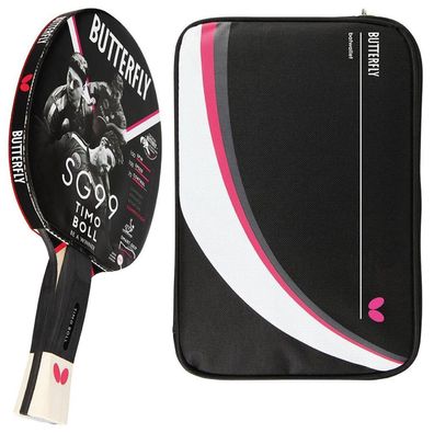 Butterfly 1x Timo Boll SG99 Tischtennisschläger + Tischtennishülle Drive Case II