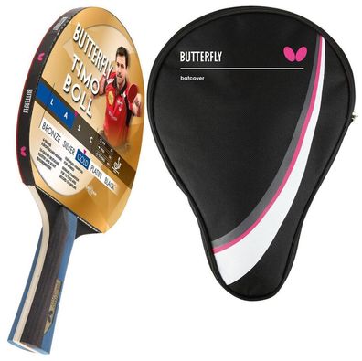 Butterfly 1x Timo Boll Gold 85021 Tischtennisschläger + Tischtennishülle Drive Case