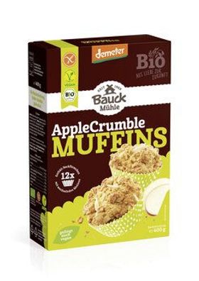 Bauck Mühle 6x Apple Crumble Muffins Demeter, gf 400g