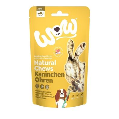 WOW Dog Kaninchenohren 12 x 120g (90,21€/kg)