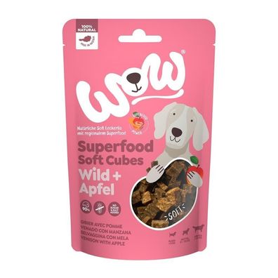 WOW Superfood Soft-Cubes Wild & Apfel 12 x 150g (72,17€/kg)