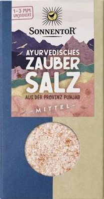 Sonnentor Ayurvedisches Zaubersalz® mittel, für Salzmühlen, Packung 150g