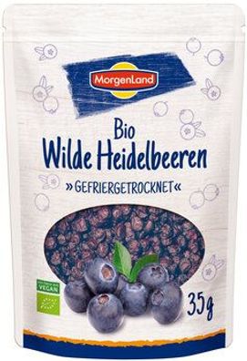 MorgenLand Bio Wilde Heidelbeeren gefriergetrocknet 35g