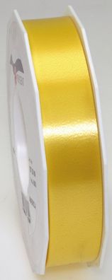 Präsent 18725/99605 Ringelband Polyspleissband - 25 mm x 91m, gelb