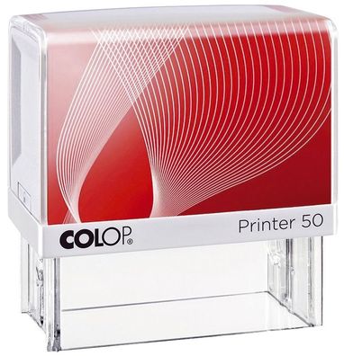 COLOP® 50N-GS+Logo Printer 50 mit Logo - für max. 7 Zeilen mit Logo, 30 x 69 mm