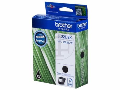Brother LC22EBK Brother Tinte BK LC-22EBK