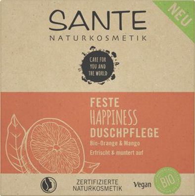 Sante SANTE Feste Happiness Duschpflege Bio-Orange & Mango 80g