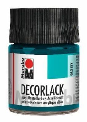 Marabu 1130 05 290 Decorlack Acryl, Türkis 290, 50 ml