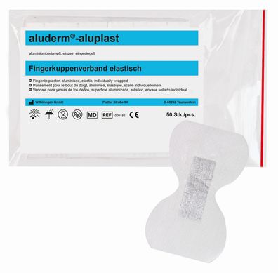 SÖHNGEN® 1009185 aluderm®-aluplast Fingerkuppenverband - elastisch, 50 Stück