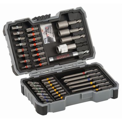 Bosch Bitbox Bitset Steckschlüssel-Set 43 tlg mit Universalhalter Set PH PZ SL