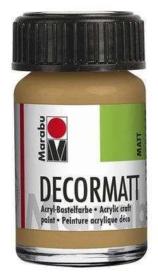 Marabu 1401 39 042 Decormatt Acryl, Sand 042, 15 ml